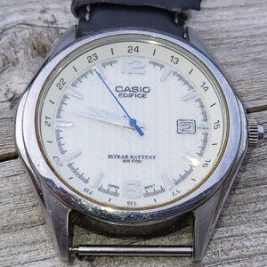 Casio Edifice EF-121 Watch (Missing Strap) - For Parts & Repair